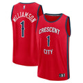 Zion Williamson New Orleans Pelicans Fanatics Fast Break Replica Jersey - Statement Edition - Red