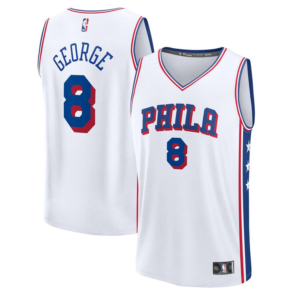 Paul George Philadelphia 76ers Fanatics Youth Fast Break Replica Player Jersey - Association Edition - White