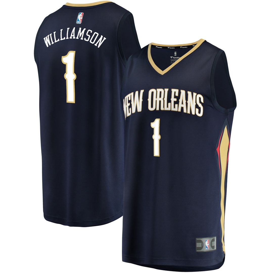 Zion Williamson New Orleans Pelicans Fanatics Replica Fast Break Jersey Red - Statement Edition