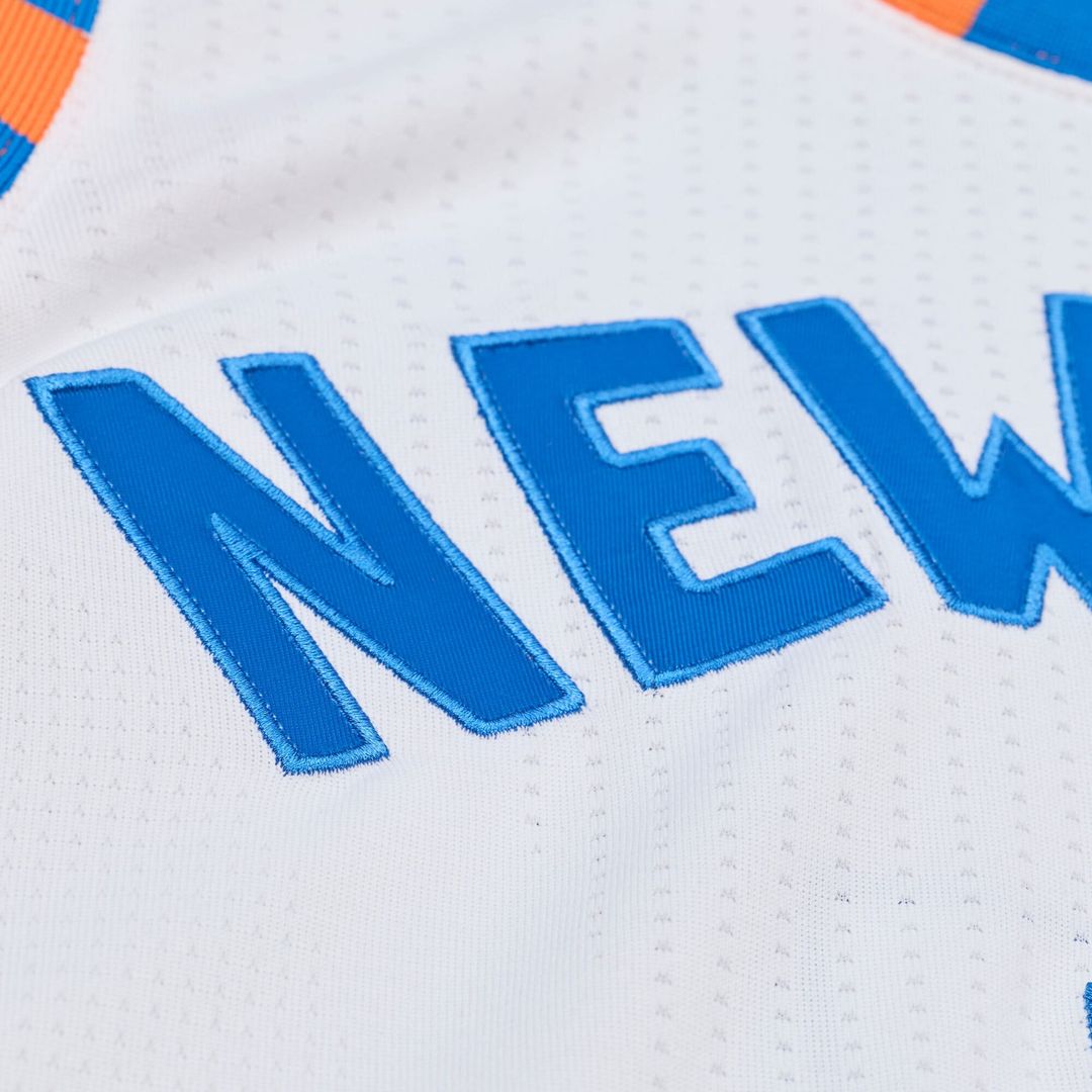 Carmelo Anthony New York Knicks Mitchell & Ness 2015-16 Hardwood Classics Authentic Jersey - White