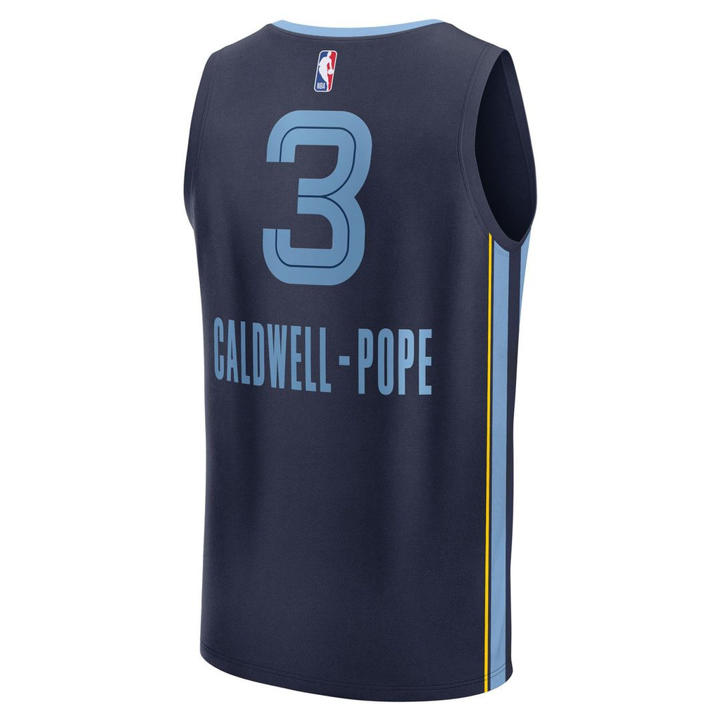 Kentavious Caldwell-Pope Memphis Grizzlies Fanatics Youth Fast Break Replica Player Jersey - Icon Edition - Navy