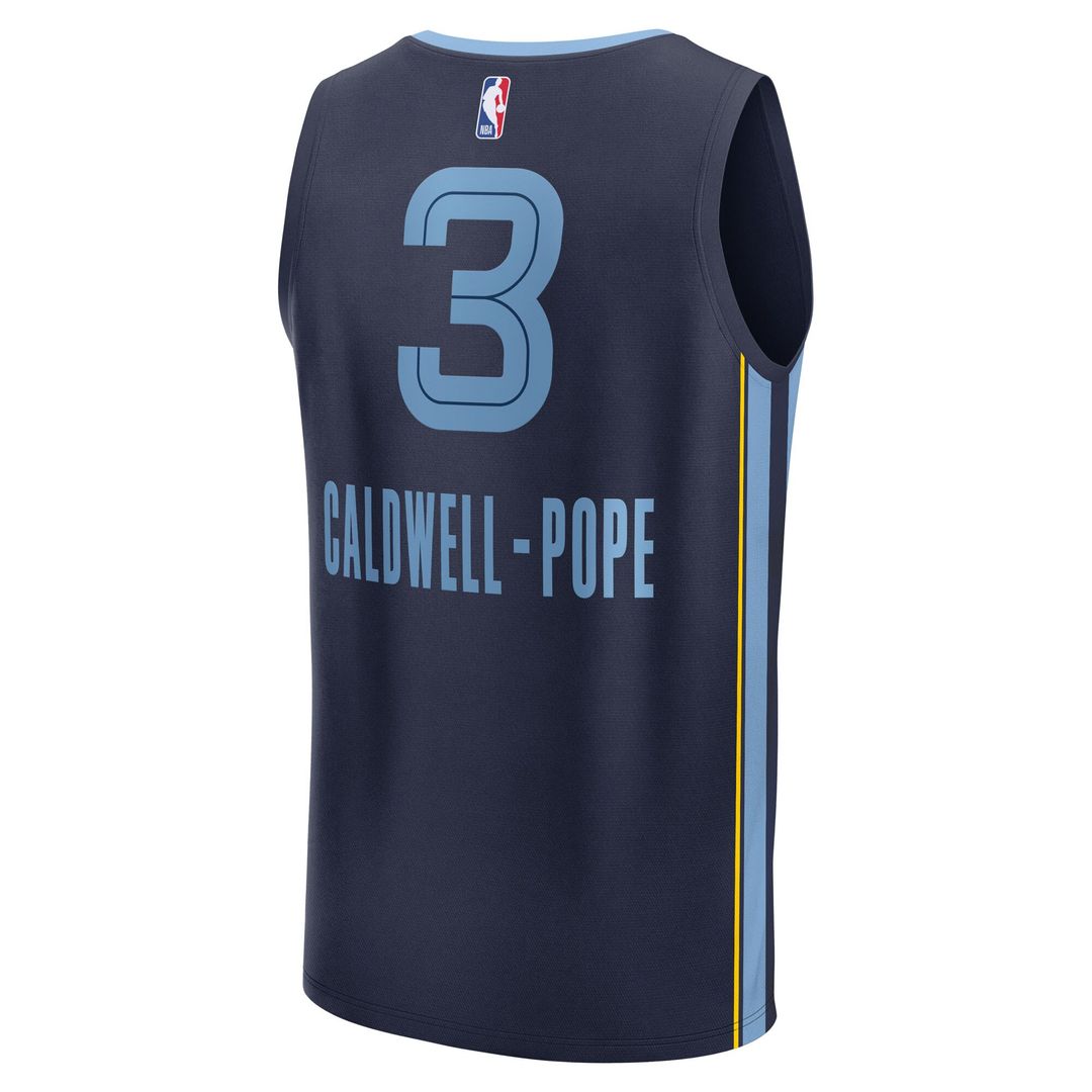 Kentavious Caldwell-Pope Memphis Grizzlies Fanatics Youth Fast Break Replica Player Jersey - Icon Edition - Navy
