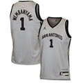 Victor Wembanyama San Antonio Spurs Jordan Brand Youth  Swingman Jersey - Statement Edition - Silver