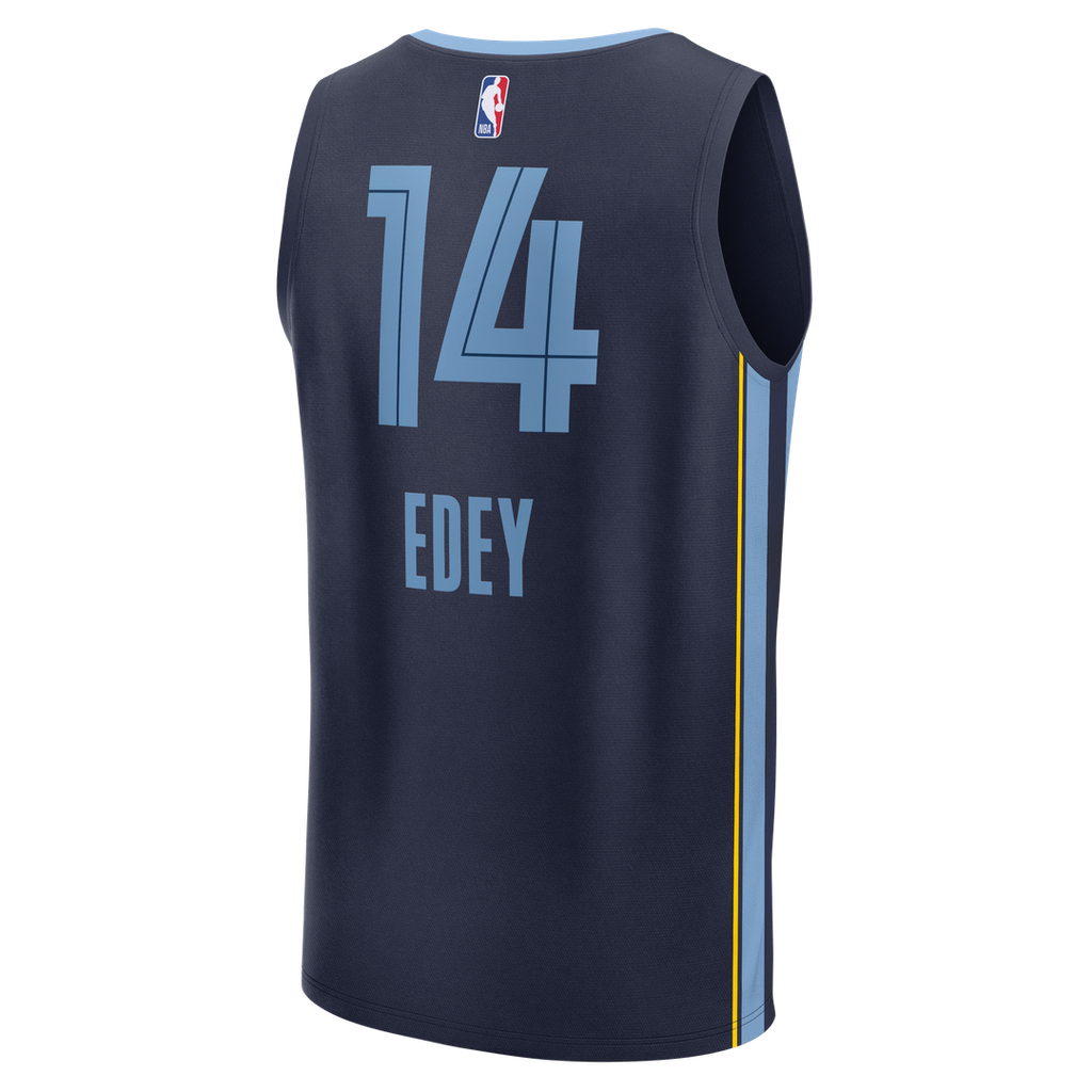 Zach Edey Memphis Grizzlies Fanatics Fast Break Replica Jersey - Icon Edition - Navy