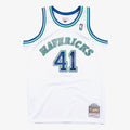 Dirk Nowitzki Dallas Mavericks Mitchell & Ness 1998-99 Hardwood Classics Swingman Jersey - White