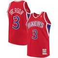 Allen Iverson Philadelphia 76ers Mitchell & Ness 1996/97 Hardwood Classics Authentic Jersey - Red