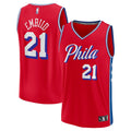 Joel Embiid Philadelphia 76ers Fanatics Fast Break Replica Player Jersey - Statement Edition - Red