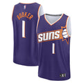 Devin Booker Phoenix Suns Fanatics Fast Break Replica Jersey - Icon Edition - Purple