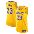 LeBron James Los Angeles Lakers Nike Authentic Jersey - Icon Edition - Gold