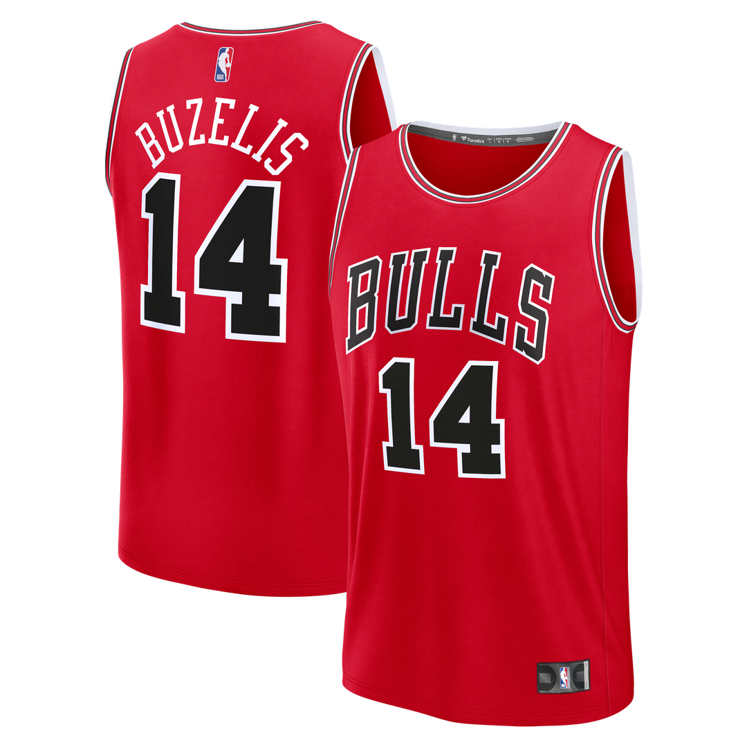 Matas Buzelis Chicago Bulls Fanatics Fast Break Replica Player Jersey - Icon Edition - Red