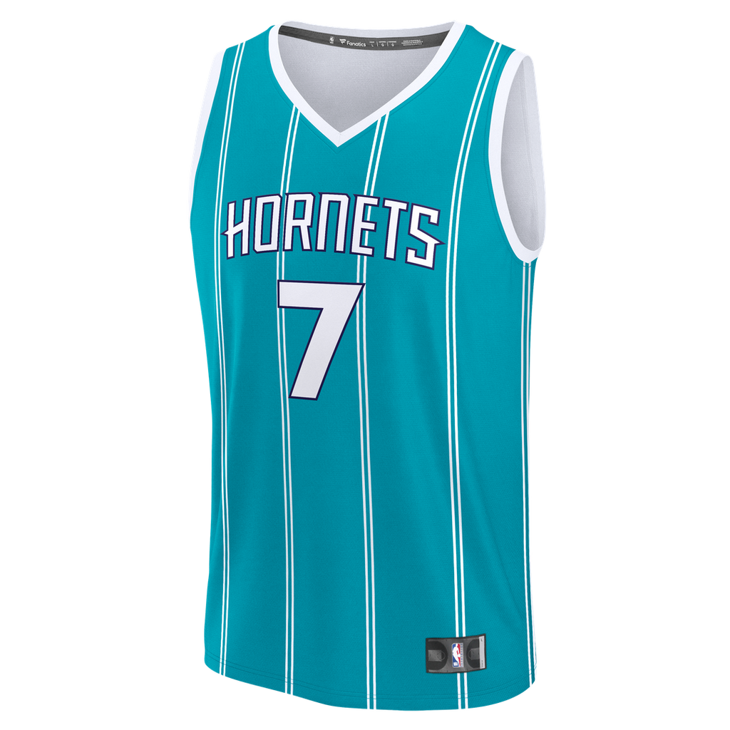Kon Knueppel Charlotte Hornets Fanatics 2025 NBA Draft First Round Pick Fast Break Replica Jersey - Icon Edition - Teal