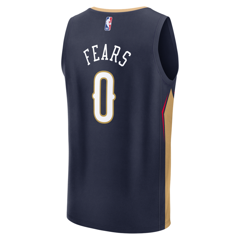 Jeremiah Fears New Orleans Pelicans Fanatics Fast Break Replica Jersey - Navy - Icon Edition