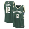 Taurean Prince Milwaukee Bucks Fanatics Fast Break Replica Player Jersey - Icon Edition - Hunter Green
