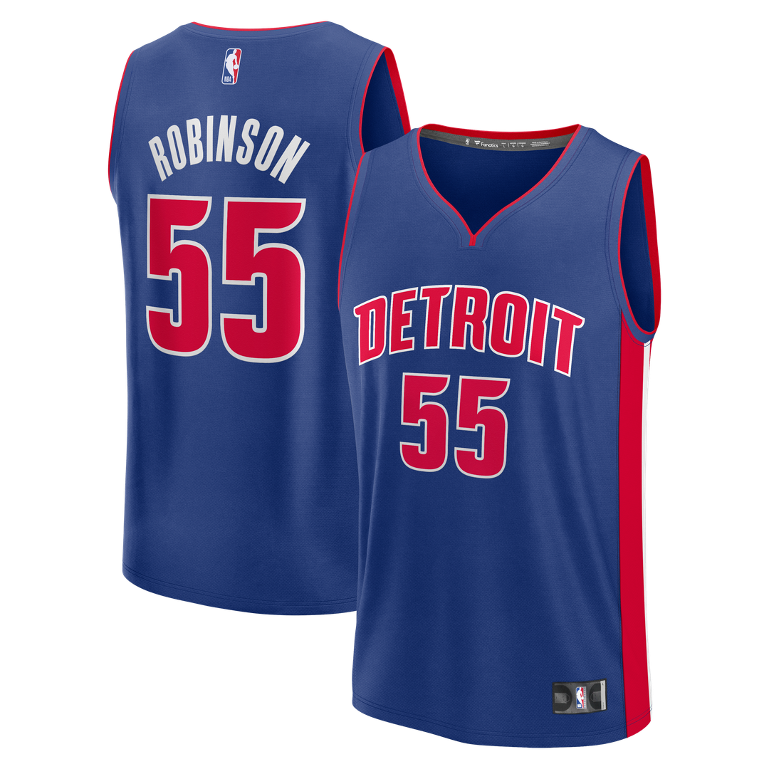 Duncan Robinson Detroit Pistons Fanatics Fast Break Jersey - Icon Edition - Blue