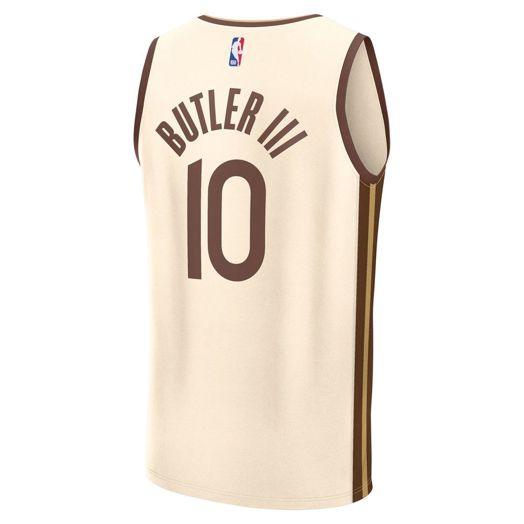 Jimmy Butler III Golden State Warriors Fanatics Youth 2025/26 City Edition Fast Break Jersey - Tan