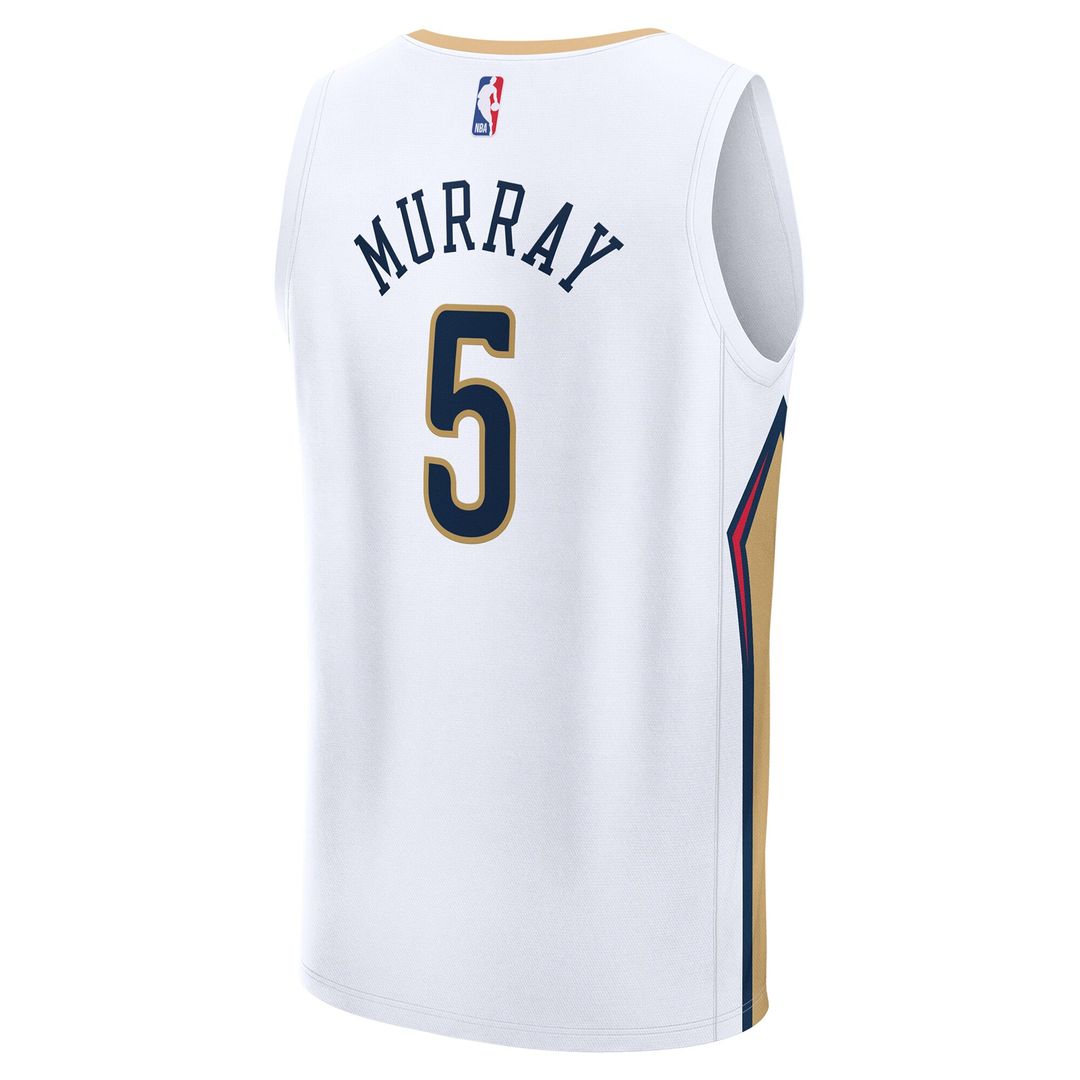 Dejounte Murray New Orleans Pelicans Fanatics Youth Fast Break Replica Player Jersey - Association - White Edition