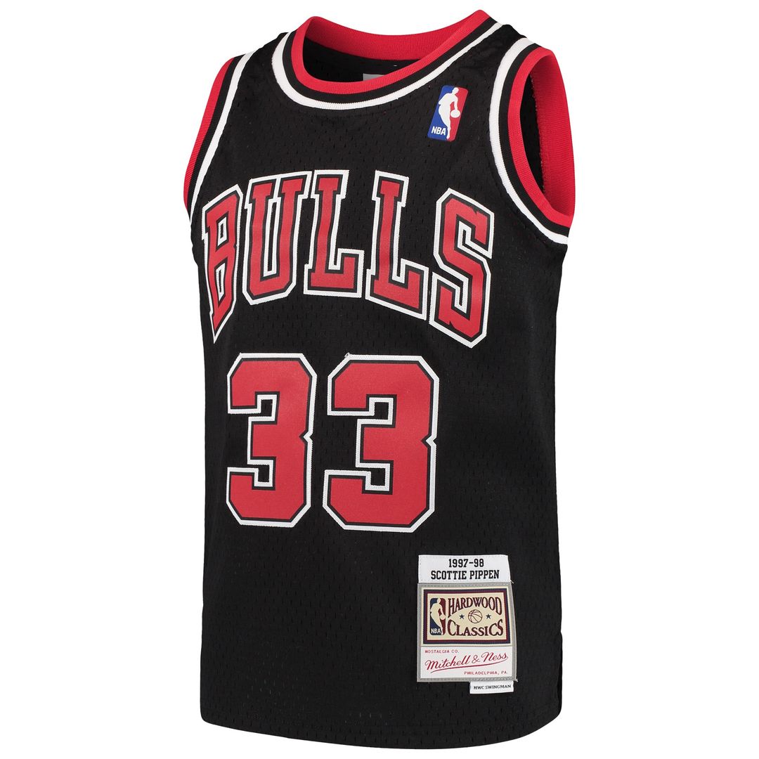 Scottie Pippen Chicago Bulls Mitchell & Ness Youth 1997-98 Hardwood Classics Swingman Jersey - Red