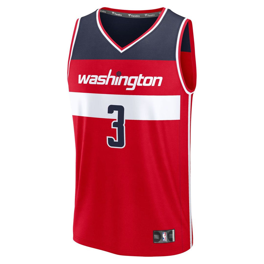 CJ McCollum Washington Wizards Fanatics Youth Fast Break Replica Player Jersey - Icon Edition - Red