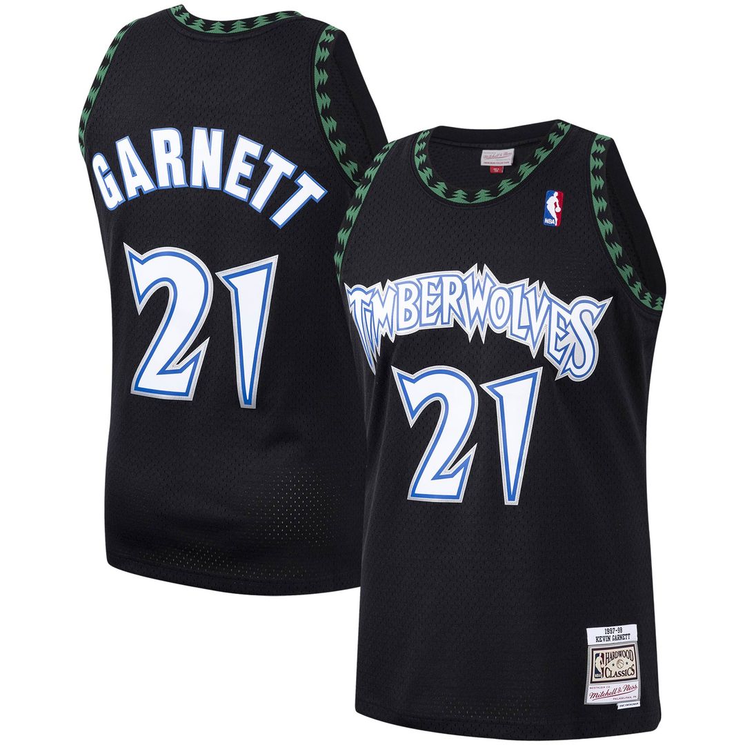 Kevin Garnett Minnesota Timberwolves Mitchell & Ness 1995/96 Hardwood Classics Swingman Jersey - White
