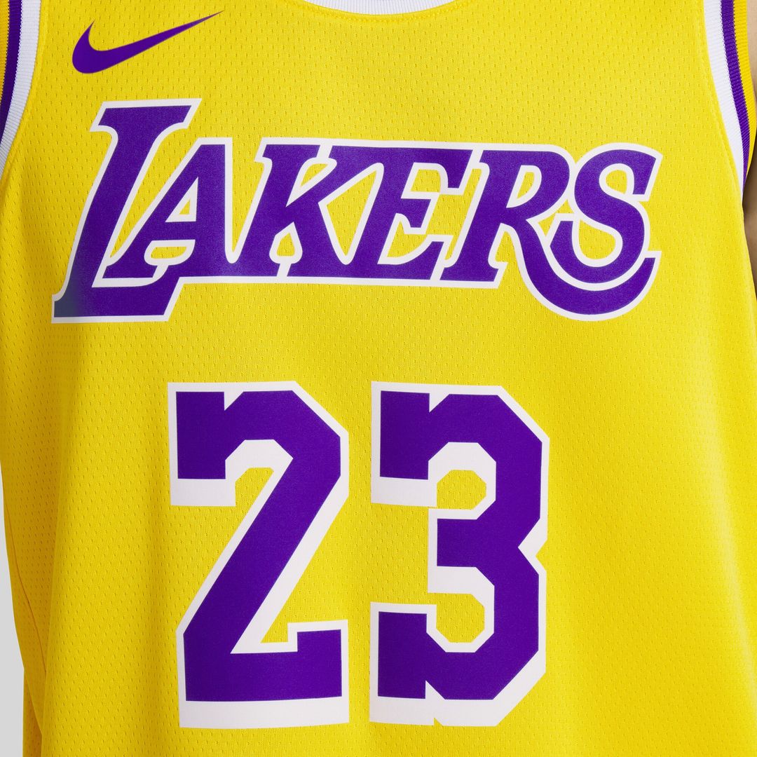 LeBron James Los Angeles Lakers Nike Unisex Swingman Jersey - Icon Edition - Gold
