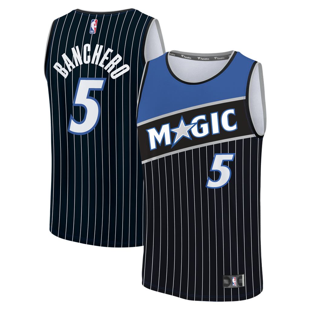 Paolo Banchero Orlando Magic Fanatics Youth  Fast Break Jersey - Statement Edition - Black