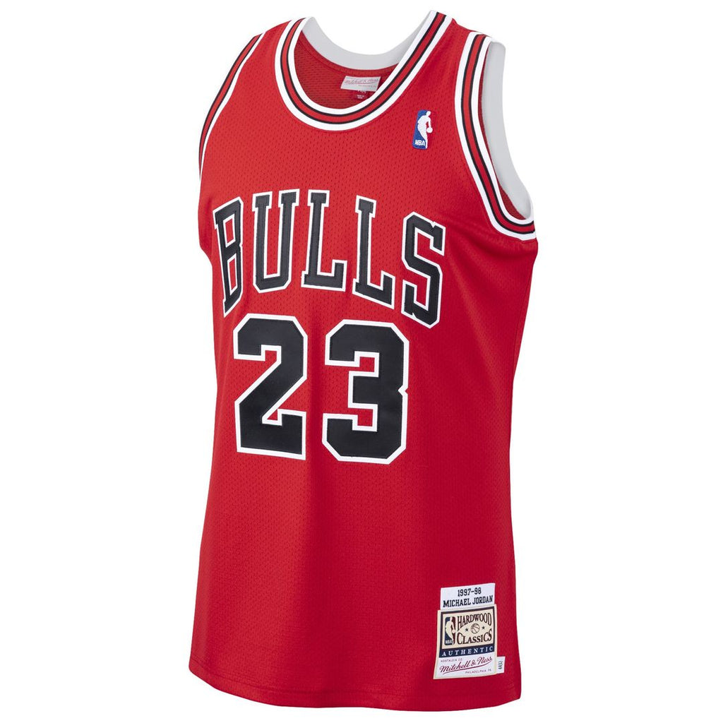 Michael Jordan Chicago Bulls Mitchell & Ness 1995/96 Hardwood Classics Authentic Jersey - Black