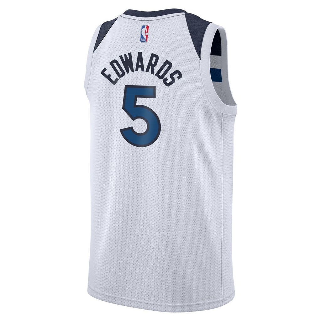 Anthony Edwards Minnesota Timberwolves Nike Youth Swingman Jersey - Association Edition - White