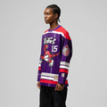 Vince Carter Toronto Raptors Mitchell & Ness Unisex Maxxed Out Fashion Hockey Jersey - Purple