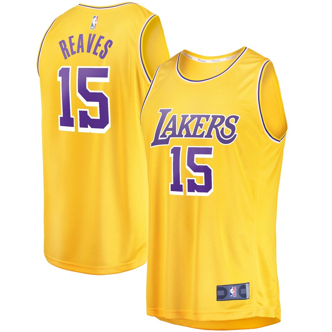 Austin Reaves Los Angeles Lakers Fanatics Fast Break Replica Player Jersey - Association Edition - White
