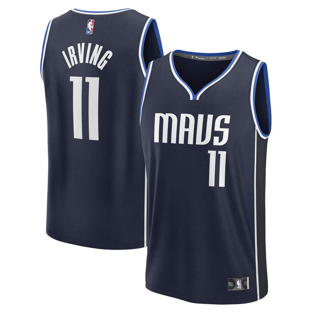 Kyrie Irving Dallas Mavericks Fanatics Fast Break Replica Player Jersey - Statement Edition - Navy
