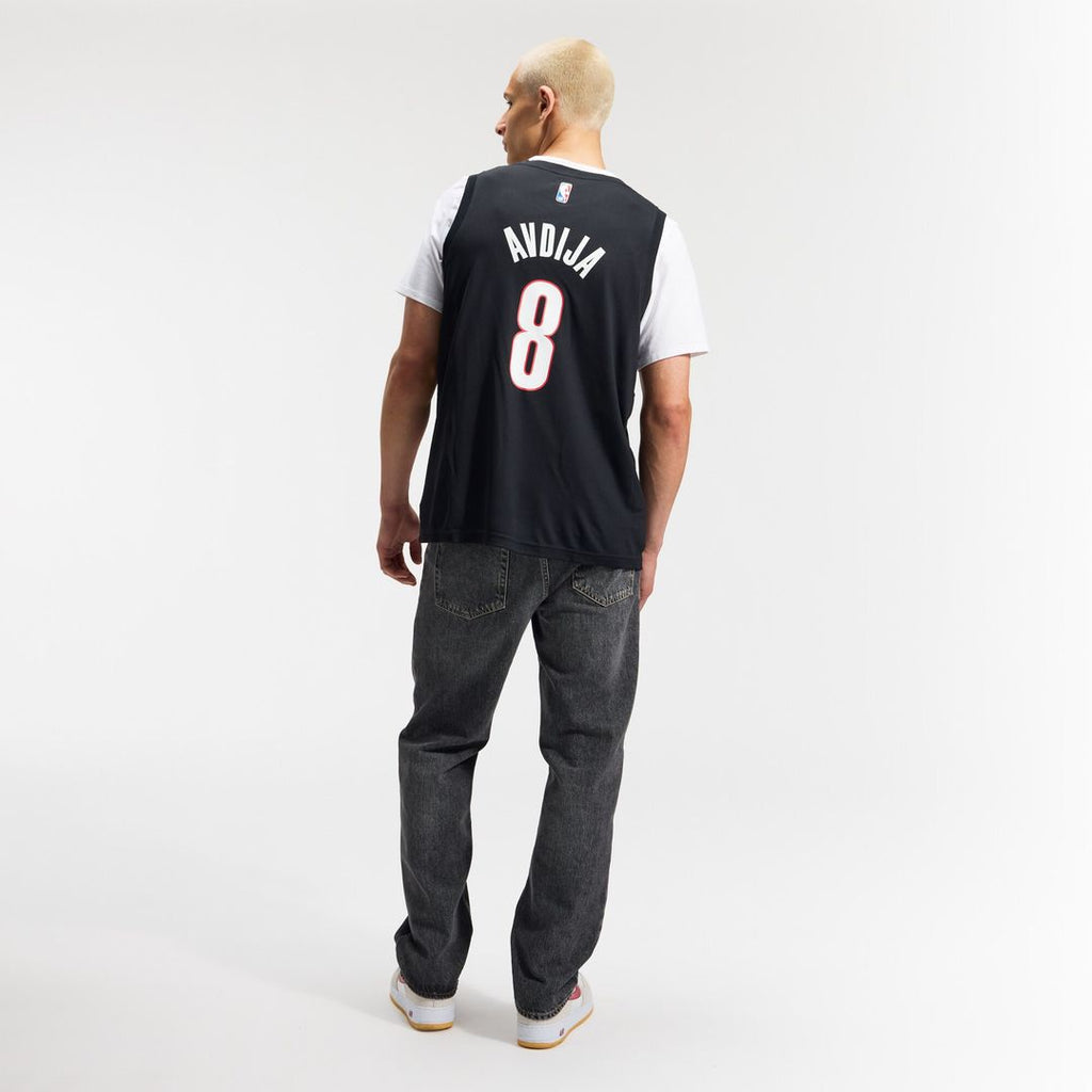Deni Avdija Portland Trail Blazers Fanatics Fast Break Replica Jersey - Icon Edition - Black