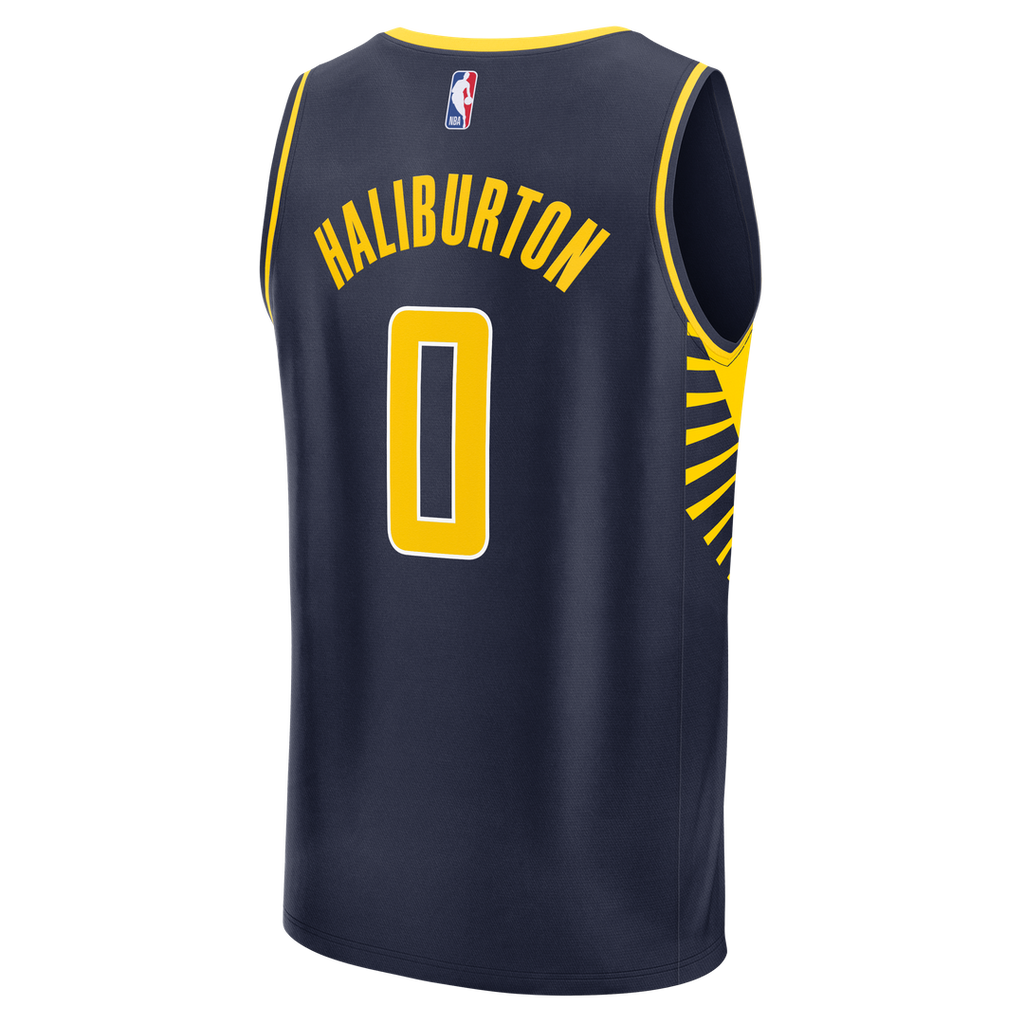 Tyrese Haliburton Indiana Pacers Fanatics Fast Break Replica Jersey - Navy - Icon Edition