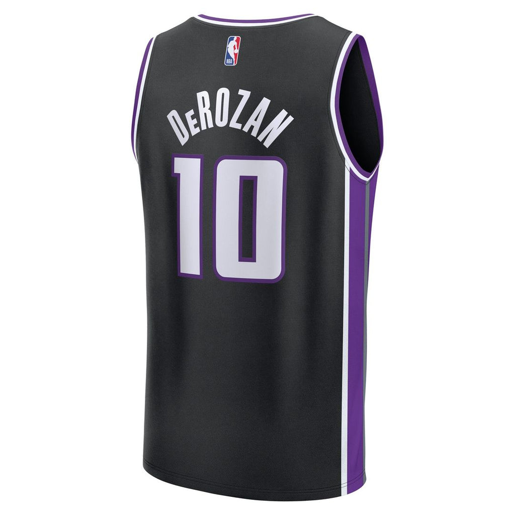 DeMar DeRozan Sacramento Kings Fanatics Youth Fast Break Replica Player Jersey - Icon Edition - Black