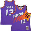 Steve Nash Phoenix Suns Mitchell & Ness Hardwood Classics 1996/97 Tropical Swingman Jersey - Purple