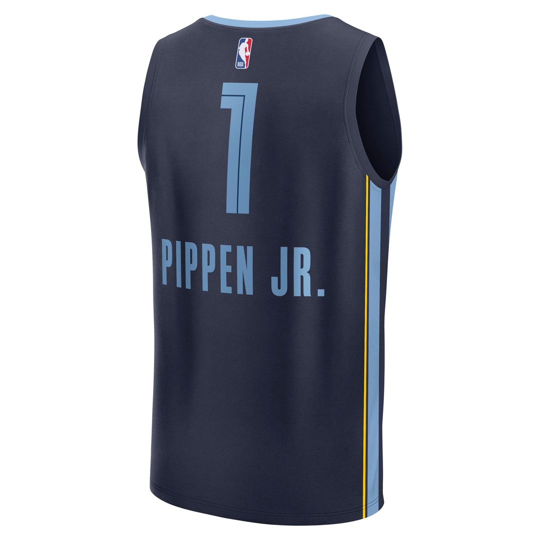 Scotty Pippen Jr. Memphis Grizzlies Fanatics Fast Break Replica Player Jersey - Icon Edition - Navy