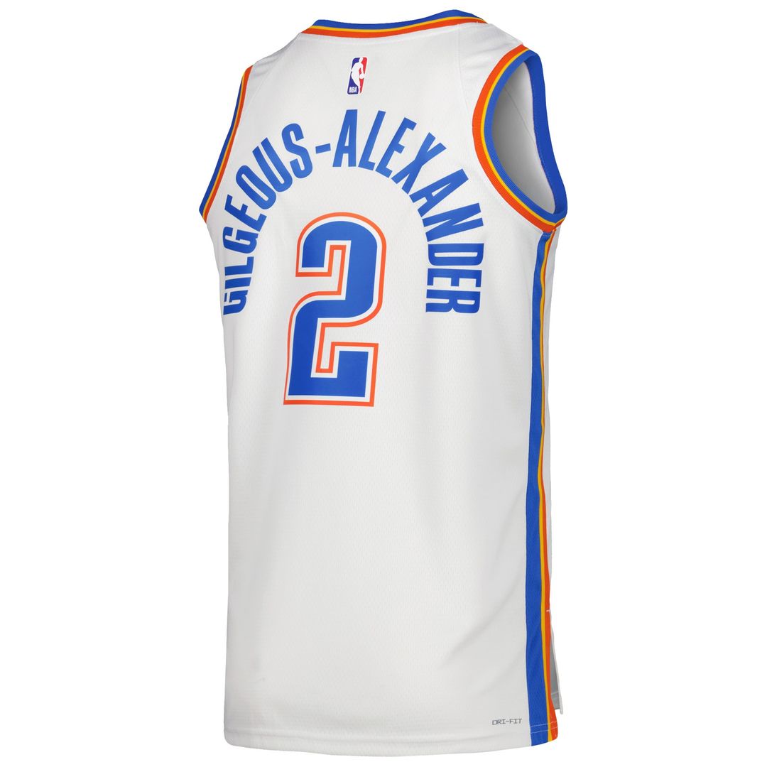 Shai Gilgeous-Alexander Oklahoma City Thunder Nike Unisex Swingman Jersey - Association Edition - White