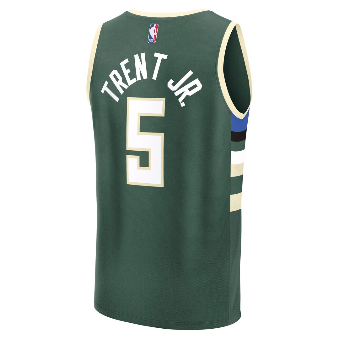 Gary Trent Jr. Milwaukee Bucks Fanatics Fast Break Replica Player Jersey - Icon Edition - Hunter Green